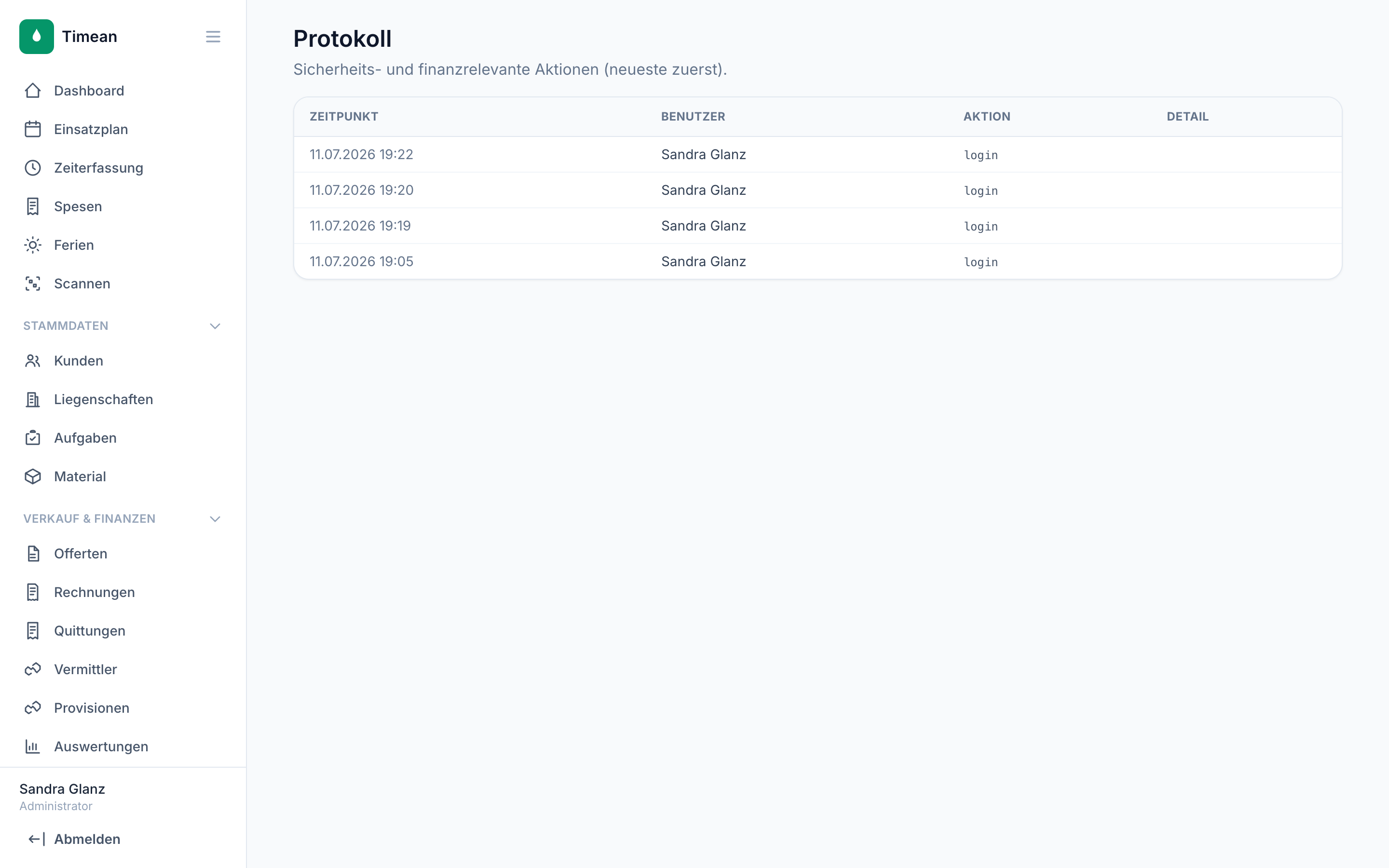 Audit-Protokoll